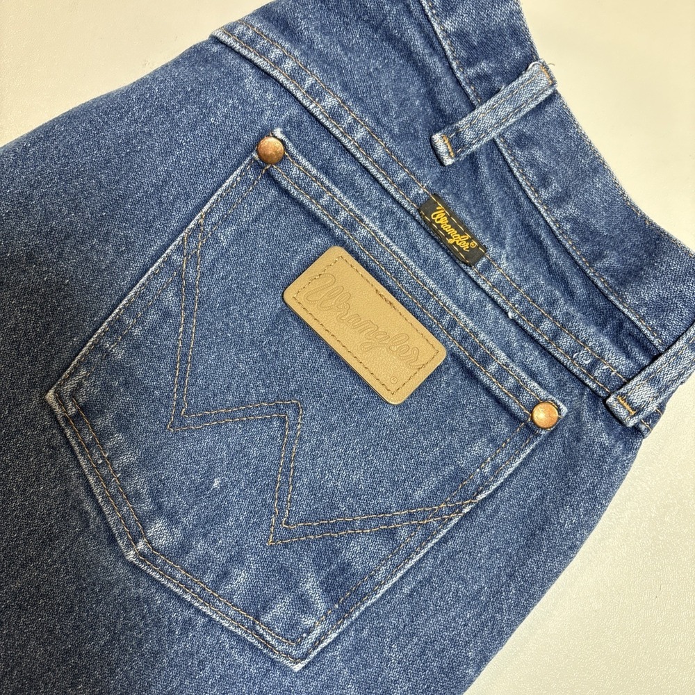 Wrangler 13MWZ Jeans Mens 38x34 (36x32) Denim Cowboy Cut Western Workwear Chore